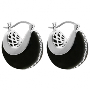 Par aros miss moonlight color negro